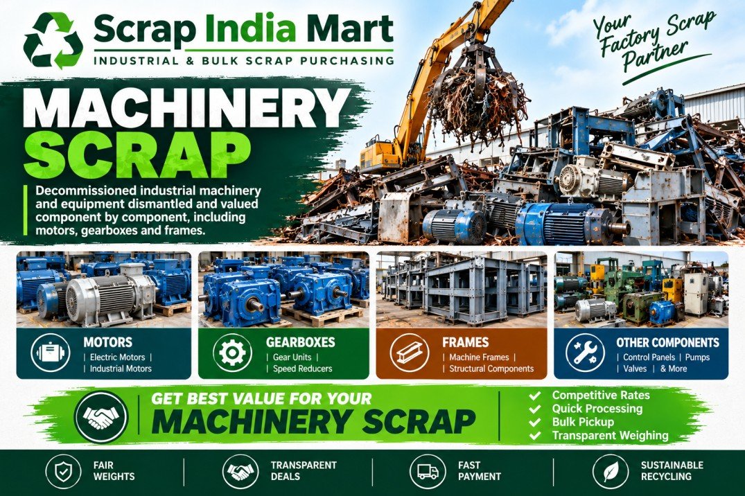 Machinery and conveyor scrap — Scrap India Mart